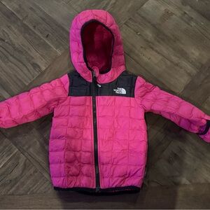 The North Face Pink Thermoball Jacket 18-24 months
